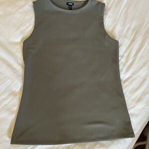 Express Gray Body Contour Tank Top